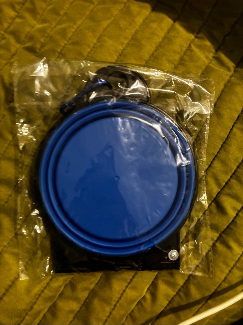 💰5/$10 NWT Collapsible Silicone Travel Bowl - Blue